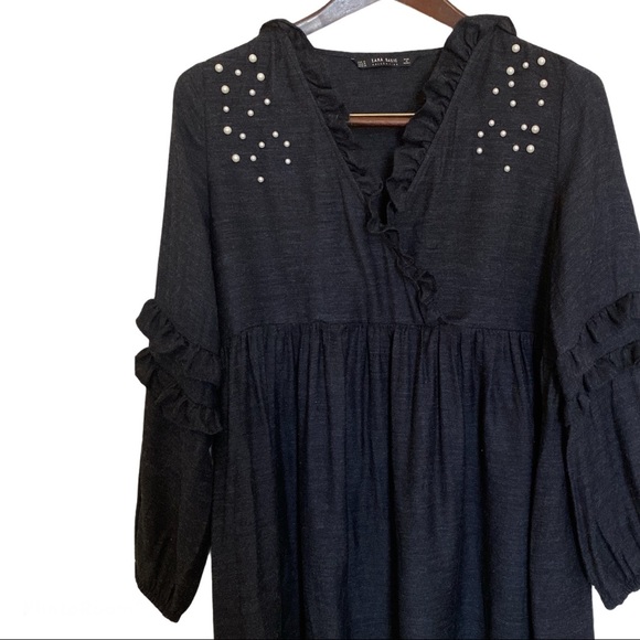 Zara Basic Collection Tunic Dress Size M - Picture 6 of 8